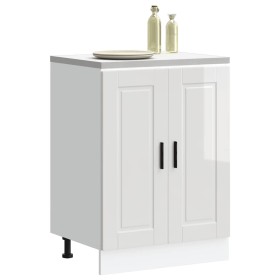 Mueble bajo de cocina porto alto brillo blanco