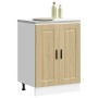 Mueble bajo de cocina porto roble sonoma madera reconstituida