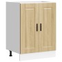 Mueble bajo de cocina porto roble sonoma madera reconstituida