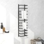 Black steel towel rack 24x12x96 cm by vidaXL, Towel racks - Ref: Foro24-336125, Price: 31,62 €, Discount: %