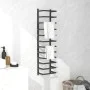 Black steel towel rack 24x12x96 cm by vidaXL, Towel racks - Ref: Foro24-336125, Price: 31,17 €, Discount: %