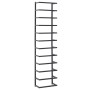 Black steel towel rack 24x12x96 cm by vidaXL, Towel racks - Ref: Foro24-336125, Price: 31,62 €, Discount: %
