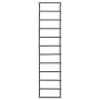 Black steel towel rack 24x12x96 cm by vidaXL, Towel racks - Ref: Foro24-336125, Price: 31,62 €, Discount: %