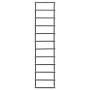 Black steel towel rack 24x12x96 cm by vidaXL, Towel racks - Ref: Foro24-336125, Price: 31,17 €, Discount: %
