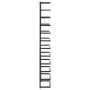 Black steel towel rack 24x12x96 cm by vidaXL, Towel racks - Ref: Foro24-336125, Price: 31,17 €, Discount: %