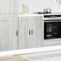 Mueble bajo de cocina porto gris sonoma madera reconstituida