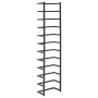 Black steel towel rack 24x12x96 cm by vidaXL, Towel racks - Ref: Foro24-336125, Price: 31,62 €, Discount: %