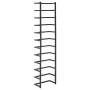 Black steel towel rack 24x12x96 cm by vidaXL, Towel racks - Ref: Foro24-336125, Price: 31,17 €, Discount: %