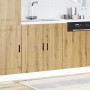 Mueble bajo fregadero Porto roble artesanal madera diseñada