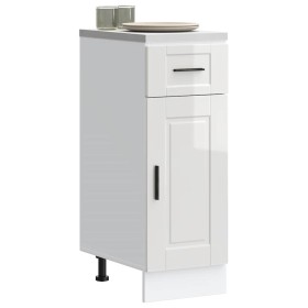 Mueble bajo de cocina porto alto brillo blanco