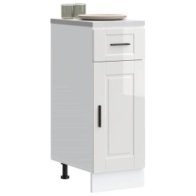 Mueble bajo de cocina porto alto brillo blanco