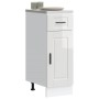 Mueble bajo de cocina porto alto brillo blanco