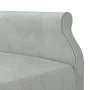 Sofá cama en forma de L terciopelo gris claro 271x140x70 cm de vidaXL, Sofás - Ref: Foro24-3157276, Precio: 438,31 €, Descuen...