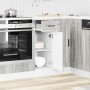 Mueble bajo de cocina porto gris sonoma madera reconstituida