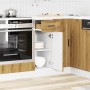 Mueble bajo de cocina porto roble artesano madera reconstituida