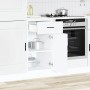 Mueble bajo de cocina Porto madera contrachapada blanca