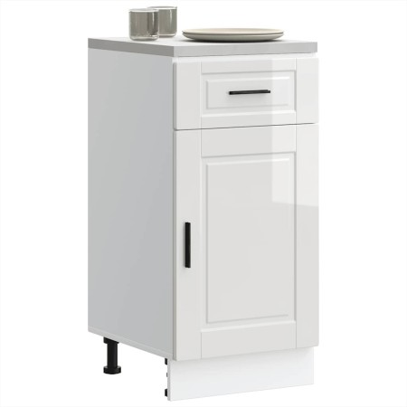 Mueble bajo de cocina porto alto brillo blanco en Armarios de cocina | Comprar online en Foro24
