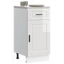 Mueble bajo de cocina porto alto brillo blanco