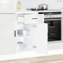 Mueble bajo de cocina porto alto brillo blanco