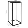 Black steel side tables 2 units by vidaXL, Coffee table - Ref: Foro24-336128, Price: 61,76 €, Discount: %
