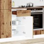 Mueble bajo de cocina porto madera vieja madera reconstituida