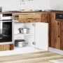 Mueble bajo de cocina porto madera vieja madera reconstituida