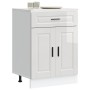 Mueble bajo de cocina porto alto brillo blanco