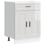 Mueble bajo de cocina porto alto brillo blanco