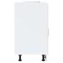 Mueble bajo de cocina porto alto brillo blanco