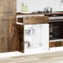 Mueble bajo de cocina porto roble ahumado madera reconstituida