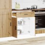 Mueble bajo de cocina porto roble artesano madera reconstituida
