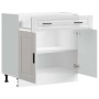 Mueble bajo de cocina porto alto brillo blanco