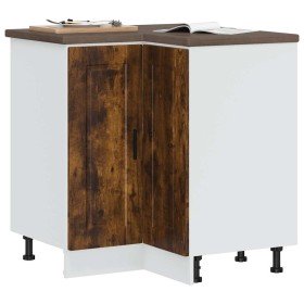 Mueble bajo esquina de cocina porto madera reconstituida