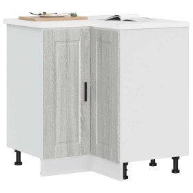 Mueble bajo esquina de cocina porto madera reconstituida