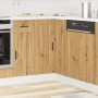 Mueble bajo esquina de cocina porto madera reconstituida