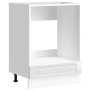 Mueble de horno Porto alto brillo blanco madera reconstituida