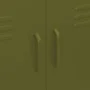 Olive green steel storage cabinet 80x35x101.5 cm by vidaXL, Lockers and storage cabinets - Ref: Foro24-336135, Price: 160,18 ...