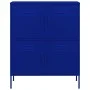 Marineblauer Aufbewahrungsschrank aus Stahl 80x35x101,5 cm von vidaXL, Schließfächer und Lagerschränke - Ref: Foro24-336136, ...