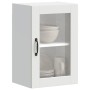 Armario de pared para cocina con puerta de cristal Porto blanco en Armarios de cocina | Comprar online en Foro24