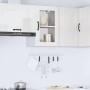 Armario pared para cocina puerta cristal Porto blanco brillante