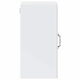 Armario pared para cocina puerta cristal Porto blanco brillante