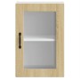 Armario de pared para cocina puerta cristal Porto roble sonoma