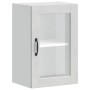 Armario de pared para cocina puerta cristal Porto gris hormigón