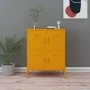 Senfgelber Stahlschrank 80x35x101,5 cm von vidaXL, Schließfächer und Lagerschränke - Ref: Foro24-336137, Preis: 152,47 €, Rab...