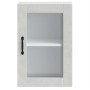 Armario de pared para cocina puerta cristal Porto gris hormigón