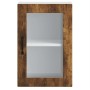 Armario de pared para cocina puerta cristal Porto roble ahumado