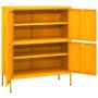 Senfgelber Stahlschrank 80x35x101,5 cm von vidaXL, Schließfächer und Lagerschränke - Ref: Foro24-336137, Preis: 154,54 €, Rab...