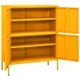 Senfgelber Stahlschrank 80x35x101,5 cm von vidaXL, Schließfächer und Lagerschränke - Ref: Foro24-336137, Preis: 152,47 €, Rab...
