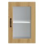 Armario pared para cocina puerta cristal Porto roble artesanal