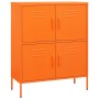 Aufbewahrungsschrank aus orangefarbenem Stahl, 80 x 35 x 101,5 cm von vidaXL, Schließfächer und Lagerschränke - Ref: Foro24-3...